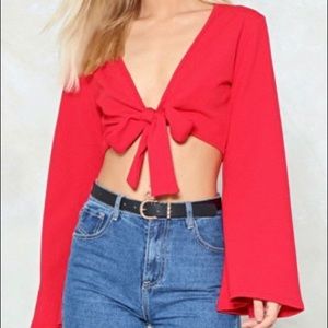Tie crop top Nasty gal